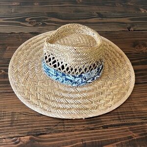 Hawaiian Tropical Traditional Adult Straw Hat by Shoe Shack